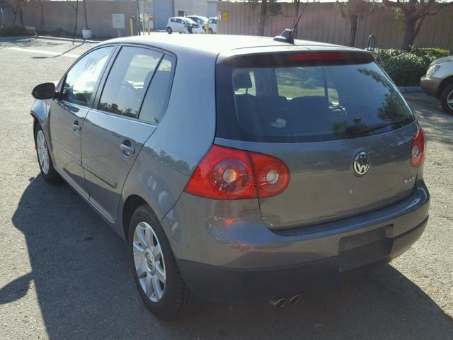 WVWDB71K69W110680 - 2009 VOLKSWAGEN RABBIT GRAY photo 3