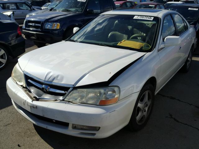 19UUA56643A063769 - 2003 ACURA 3.2TL WHITE photo 2