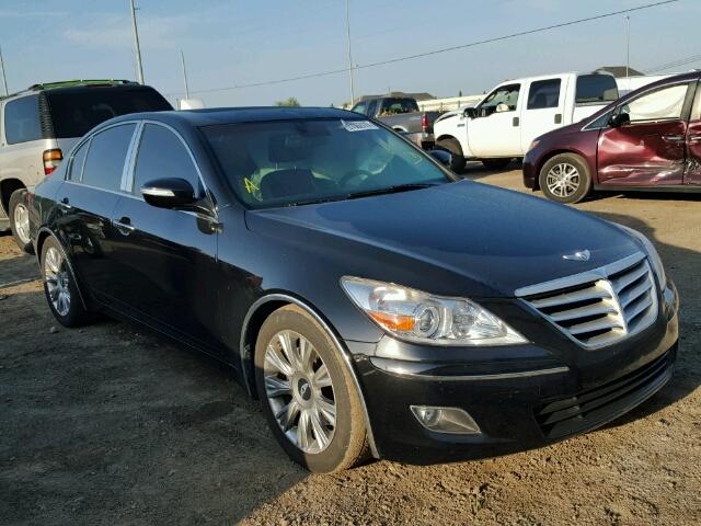 KMHGC46E29U046835 - 2009 HYUNDAI GENESIS BLACK photo 1