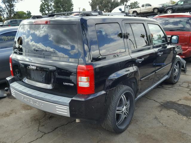 1J8FT48W47D410667 - 2007 JEEP PATRIOT LI BLACK photo 4