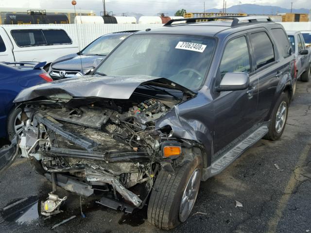 1FMCU04G49KA21536 - 2009 FORD ESCAPE LIM GRAY photo 2