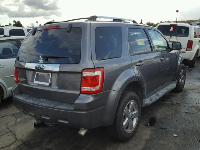 1FMCU04G49KA21536 - 2009 FORD ESCAPE LIM GRAY photo 4