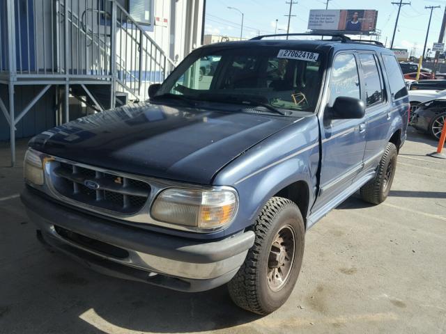 1FMZU32E1WZA65378 - 1998 FORD EXPLORER BLUE photo 2