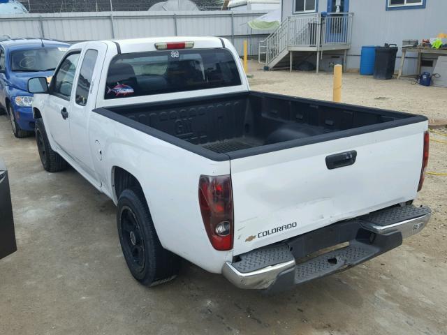 1GCCS198368206204 - 2006 CHEVROLET COLORADO WHITE photo 3