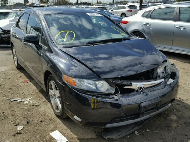 1HGFA16867L065536 - 2007 HONDA CIVIC EX 黑色 照片 1