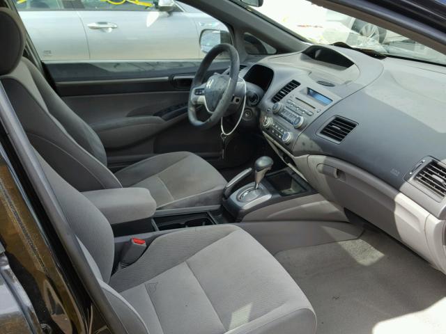 1HGFA16867L065536 - 2007 HONDA CIVIC EX 黑色 照片 5