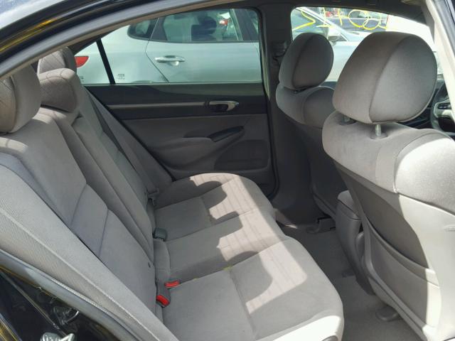 1HGFA16867L065536 - 2007 HONDA CIVIC EX 黑色 照片 6