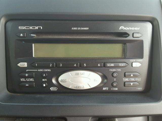 JTLKT324540143005 - 2004 TOYOTA SCION XB 灰色 照片 9