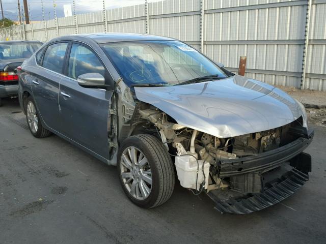 3N1AB7AP7DL684074 - 2013 NISSAN SENTRA S CHARCOAL photo 1