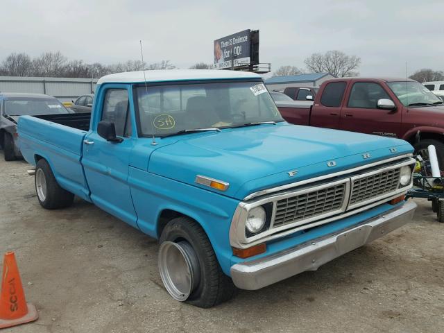 F25YKJ15229 - 1970 FORD F-250 BLUE photo 1