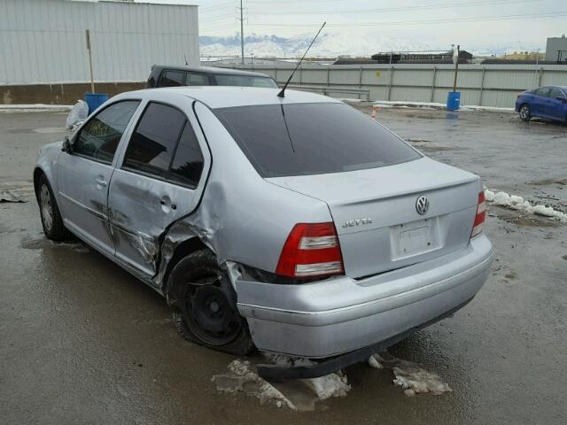 3VWRK69M55M021745 - 2005 VOLKSWAGEN JETTA GL SILVER photo 3