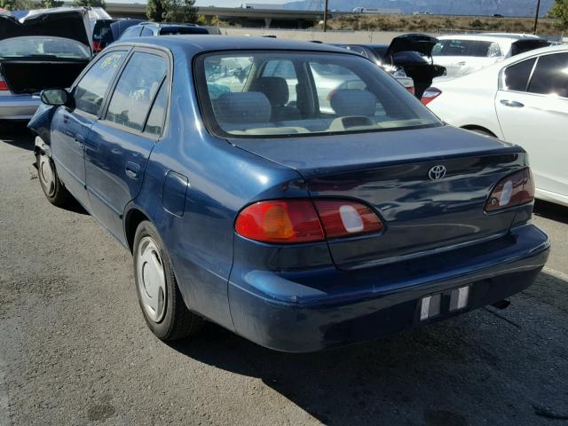 1NXBR18EXWZ026851 - 1998 TOYOTA COROLLA VE BLUE photo 3