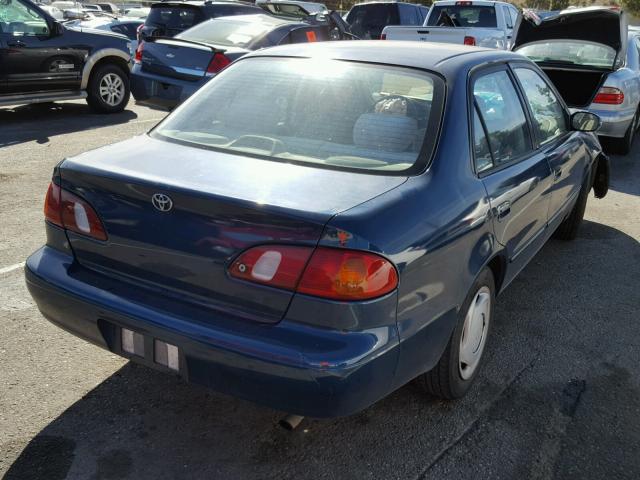 1NXBR18EXWZ026851 - 1998 TOYOTA COROLLA VE BLUE photo 4