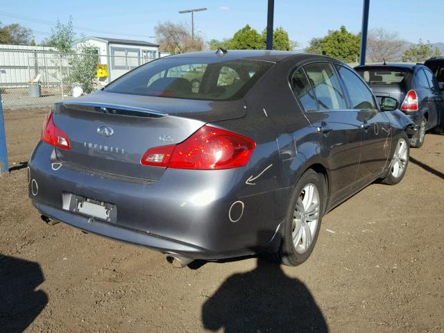 JN1DV6AP0CM813002 - 2012 INFINITI G25 BASE GRAY photo 4