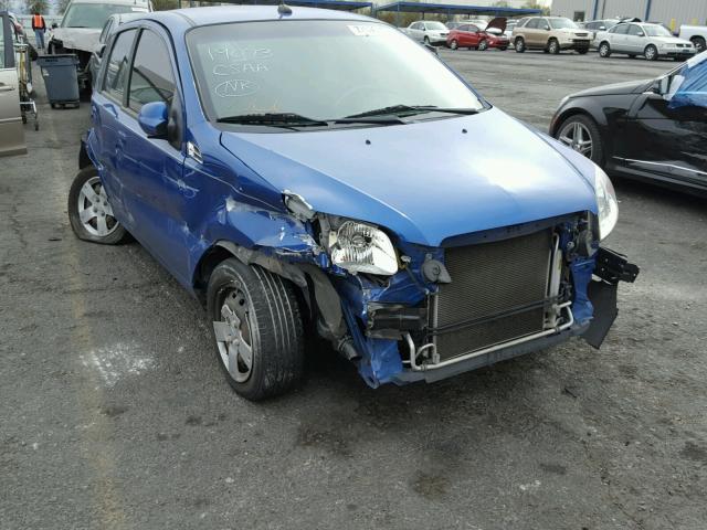 KL1TD6DE2BB137286 - 2011 CHEVROLET AVEO LS BLUE photo 1