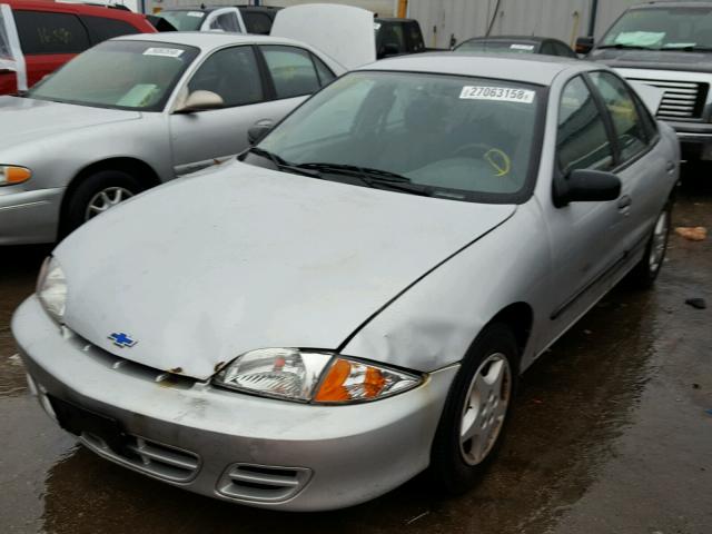 1G1JC524317170914 - 2001 CHEVROLET CAVALIER B SILVER photo 2