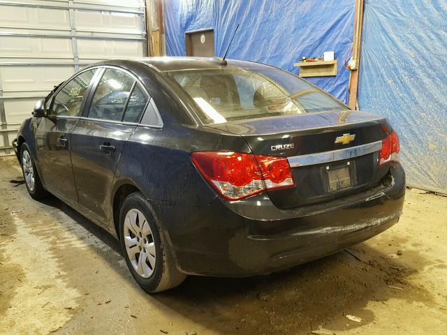 1G1PA5SGXF7152069 - 2015 CHEVROLET CRUZE LS BLACK photo 3