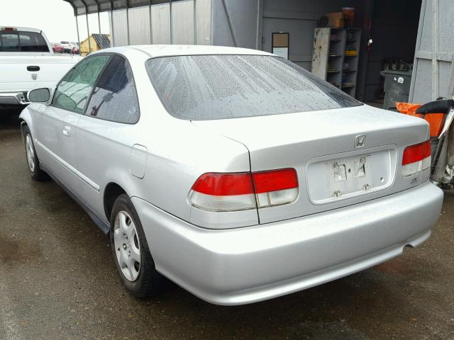 1HGEJ8241YL071009 - 2000 HONDA CIVIC EX SILVER photo 3