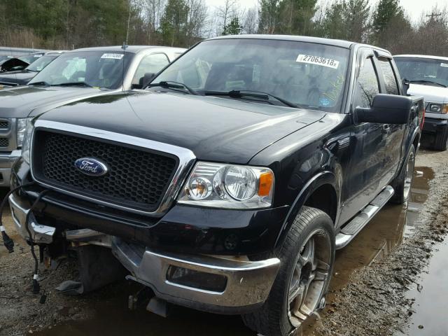 1FTPW14585KC37291 - 2005 FORD F150 SUPER BLACK photo 2