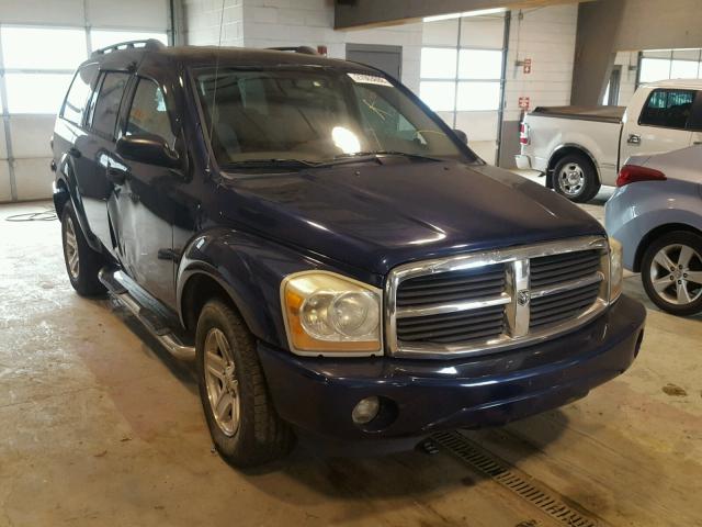 1D4HB48N66F126036 - 2006 DODGE DURANGO SL BLUE photo 1