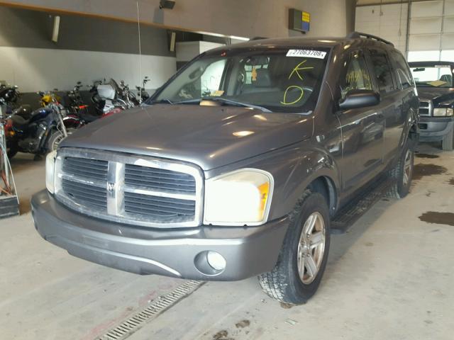 1D4HD48N95F566261 - 2005 DODGE DURANGO SL GRAY photo 2