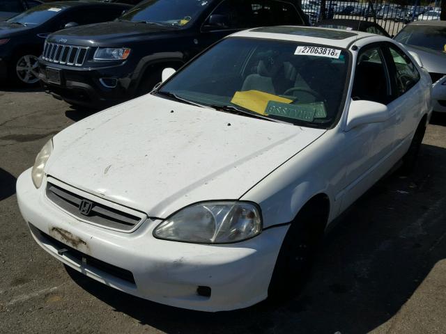 1HGEJ8146XL036627 - 1999 HONDA CIVIC EX WHITE photo 2