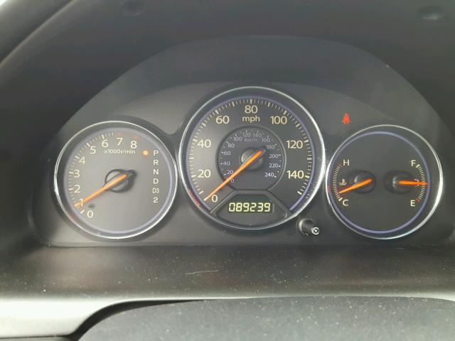 2HGES267X4H527420 - 2004 HONDA CIVIC EX შავი ფოტო 8