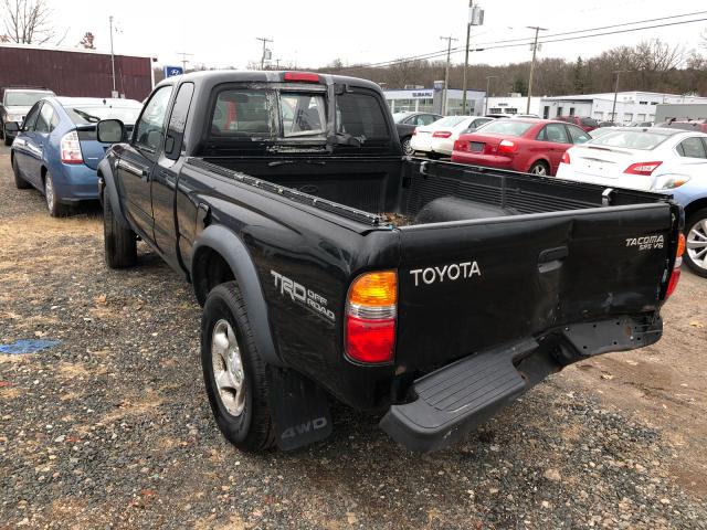 5TEWN72N32Z091510 - 2002 TOYOTA TACOMA XTR BLACK photo 3