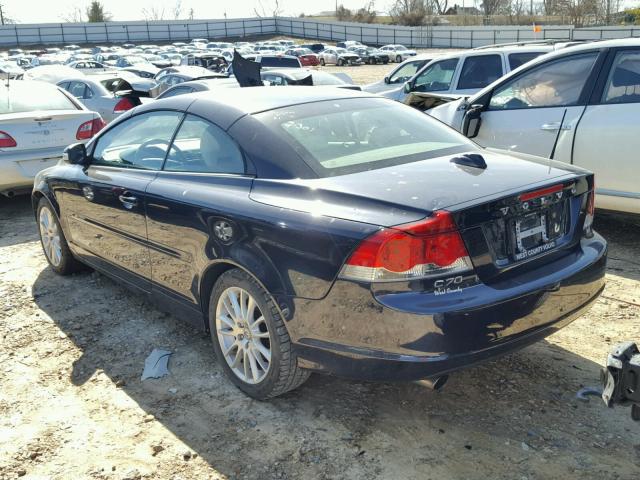 YV1MC67259J070341 - 2009 VOLVO C70 T5 BLACK photo 3