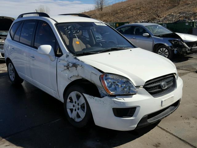 KNAFG528997237464 - 2009 KIA RONDO BASE WHITE photo 1