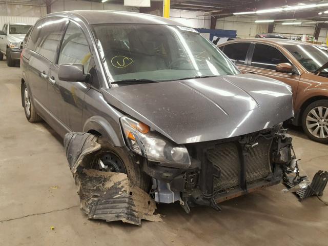 5N1BV28U98N123075 - 2008 NISSAN QUEST S GRAY photo 1