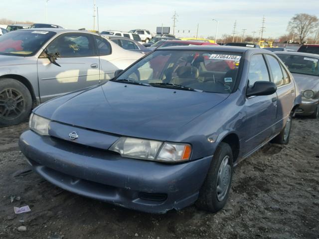 1N4AB41D8XC720314 - 1999 NISSAN SENTRA BAS BLUE photo 2