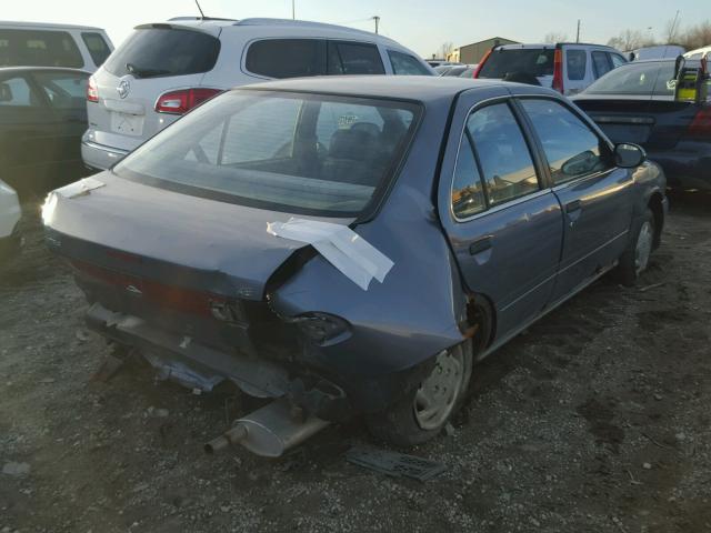 1N4AB41D8XC720314 - 1999 NISSAN SENTRA BAS BLUE photo 4