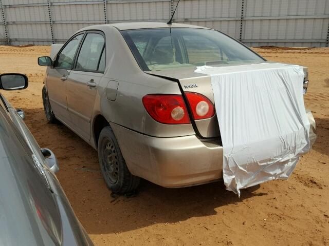 1NXBR32E77Z794342 - 2007 TOYOTA COROLLA TAN photo 3