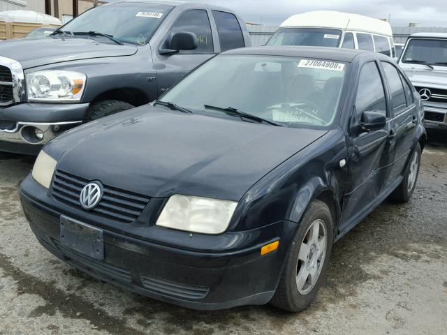 3VWSK69M42M066981 - 2002 VOLKSWAGEN JETTA GLS BLACK photo 2