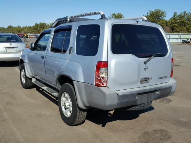 5N1ED28Y7YC528883 - 2000 NISSAN XTERRA XE SILVER photo 3