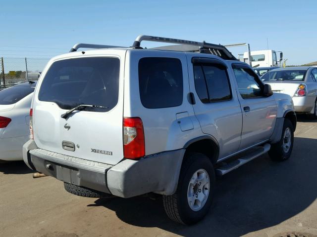 5N1ED28Y7YC528883 - 2000 NISSAN XTERRA XE SILVER photo 4