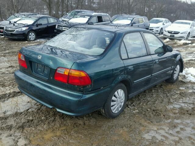 2HGEJ661XYH565418 - 2000 HONDA CIVIC BASE GREEN photo 4
