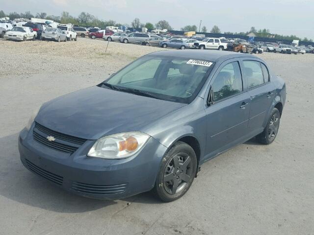 1G1AK52F957624464 - 2005 CHEVROLET COBALT GRAY photo 2