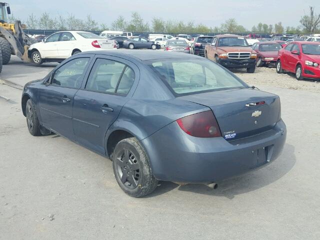 1G1AK52F957624464 - 2005 CHEVROLET COBALT GRAY photo 3