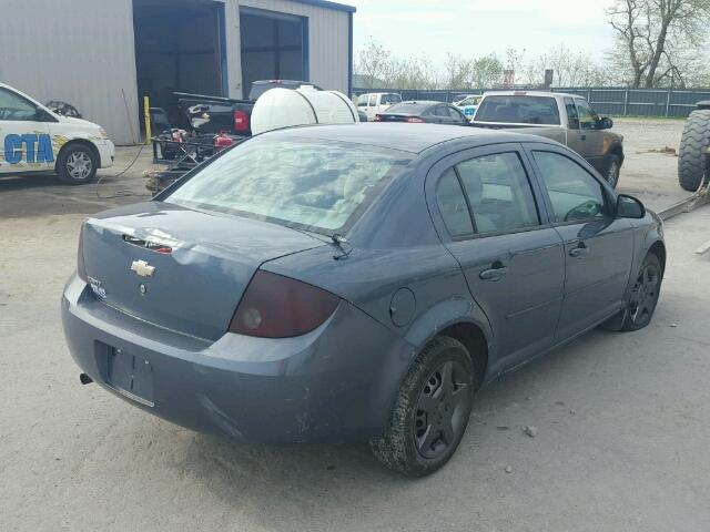 1G1AK52F957624464 - 2005 CHEVROLET COBALT GRAY photo 4