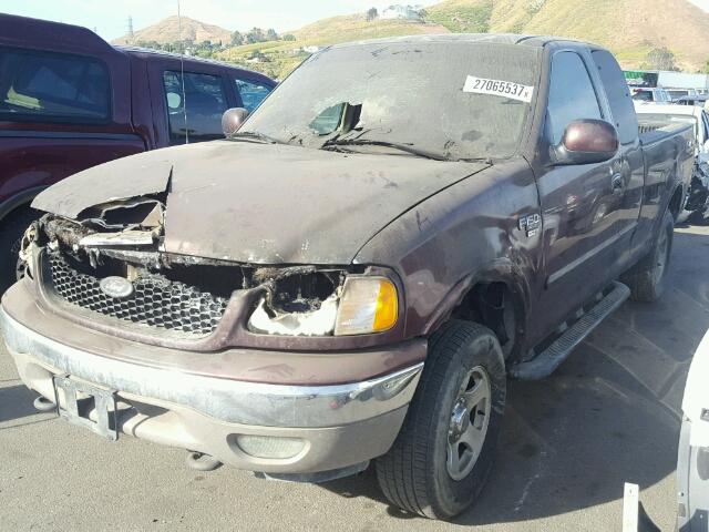 1FTRX18L71NA10116 - 2001 FORD F150 Бордовый фото 2