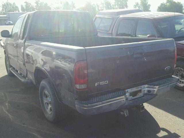 1FTRX18L71NA10116 - 2001 FORD F150 Бордовый фото 3