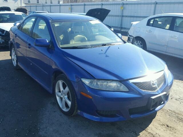 1YVHP80D445N24920 - 2004 MAZDA 6 S BLUE photo 1