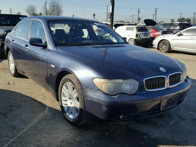 WBAGL63442DP53367 - 2002 BMW 745 I BLUE photo 1