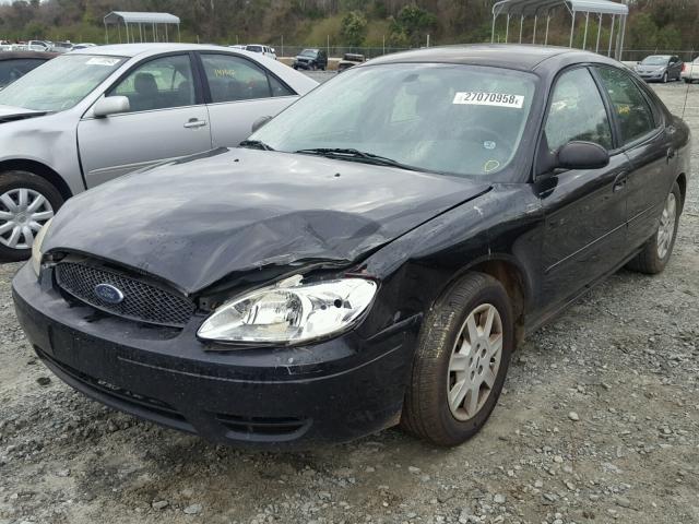 1FAFP53U76A233674 - 2006 FORD TAURUS SE BLACK photo 2