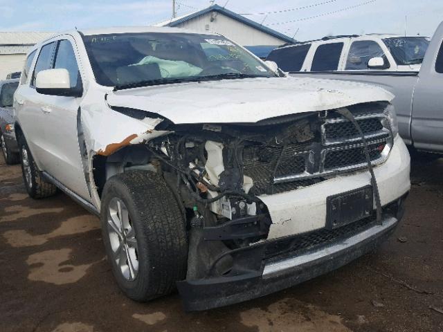 1C4RDJAG6DC671707 - 2013 DODGE DURANGO SX WHITE photo 1