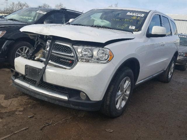 1C4RDJAG6DC671707 - 2013 DODGE DURANGO SX WHITE photo 2