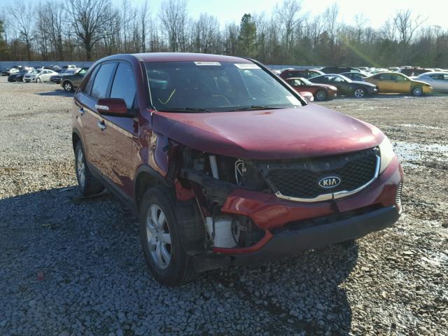 5XYKT3A1XBG037272 - 2011 KIA SORENTO BA RED photo 1