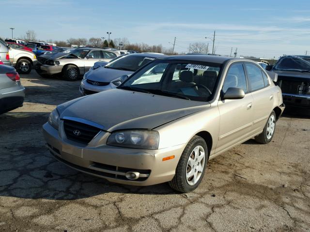 KMHDN46D75U030290 - 2005 HYUNDAI ELANTRA GL TAN photo 2